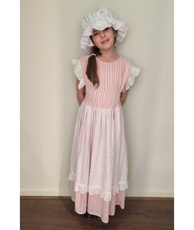 Pink Floral Colonial Girl KIDS HIRE